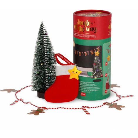 Legami Kit Decorazioni Natalizie da Scrivania, Multicolor, Medium