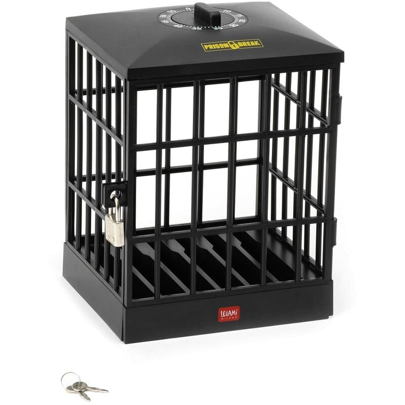 Image of Legami - Prigione per Cellulari, Timer fino a 60 Minuti, regolabile manualmente, include1 Lucchetto e 2 Chiavi, 12,5x18,5 cm, contiene fino a 6
