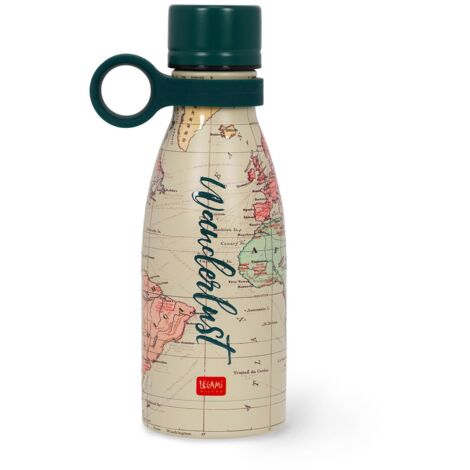 Legami Vacuum Bottle Borraccia Termica, Verde, Mini