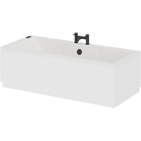 Legend 1600mm x 700mm Right Hand 6 Jet Matt Black V-Tec Single Ended Whirlpool Bath