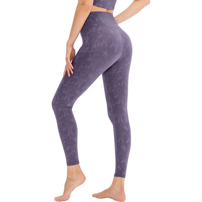 

Asupermall - Leggings de entrenamiento para mujer con estampado de secado rapido, cintura alta, control de abdomen, pantalones deportivos para