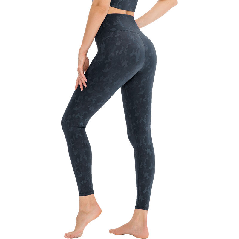 

Asupermall - Leggings de entrenamiento para mujer con estampado de secado rapido, cintura alta, control de abdomen, pantalones deportivos para