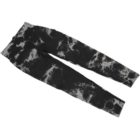 Leggings Femme Noir Haute Taille Yoga Confortable Fitness Élastique