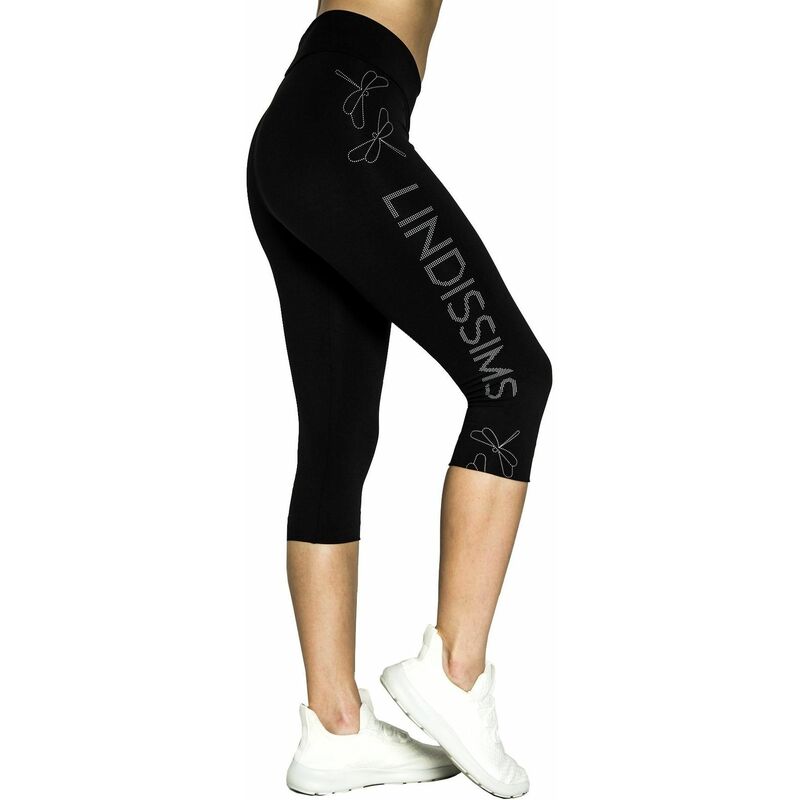 

Leggings sostenibles capri Lateral Dragon Fly L - Lindissims