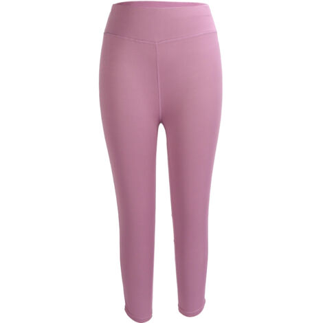 Leggings Sport Femme Gainant Coudé Taille Haute Respirant