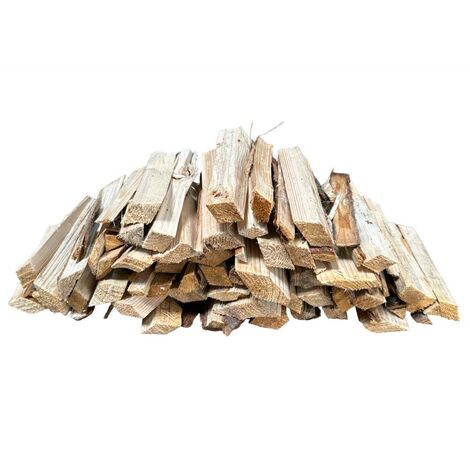 Legnetti accendifuoco 100% Legno di Abete per caminetti stufe e barbecue 3 Kg