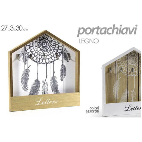 Legno Cassetta 27x3x30cm Indian Shabby Chic 7658
