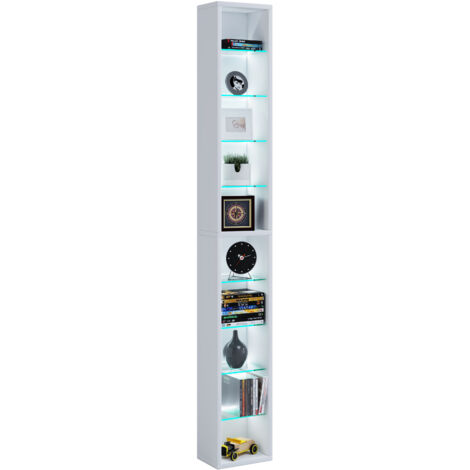 Legno CD DVD Stand Shelf Rasato XL 155x21x14 - VCM