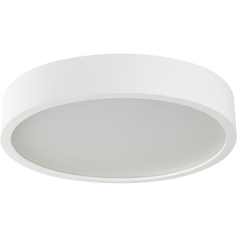 Legno e vetro satinato - Ø375 mm - LED E27 - Bianco matt