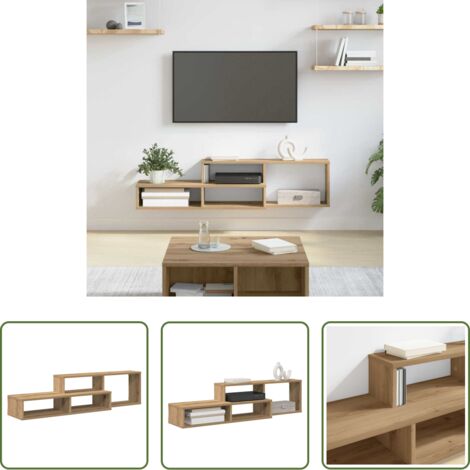 Legno multistrato -  SupportoperTVaparete 120x25x28,5cm Legno multistrato