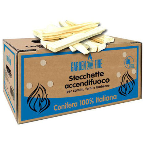 Legno Stecchette Accendifuoco Kg 2,5 Garden Fire
