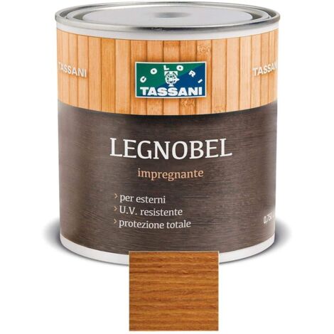 LEGNOBEL 1 LT TASSANI IMPREGNANTE A SOLVENTE VERNICE PER LEGNO Larice