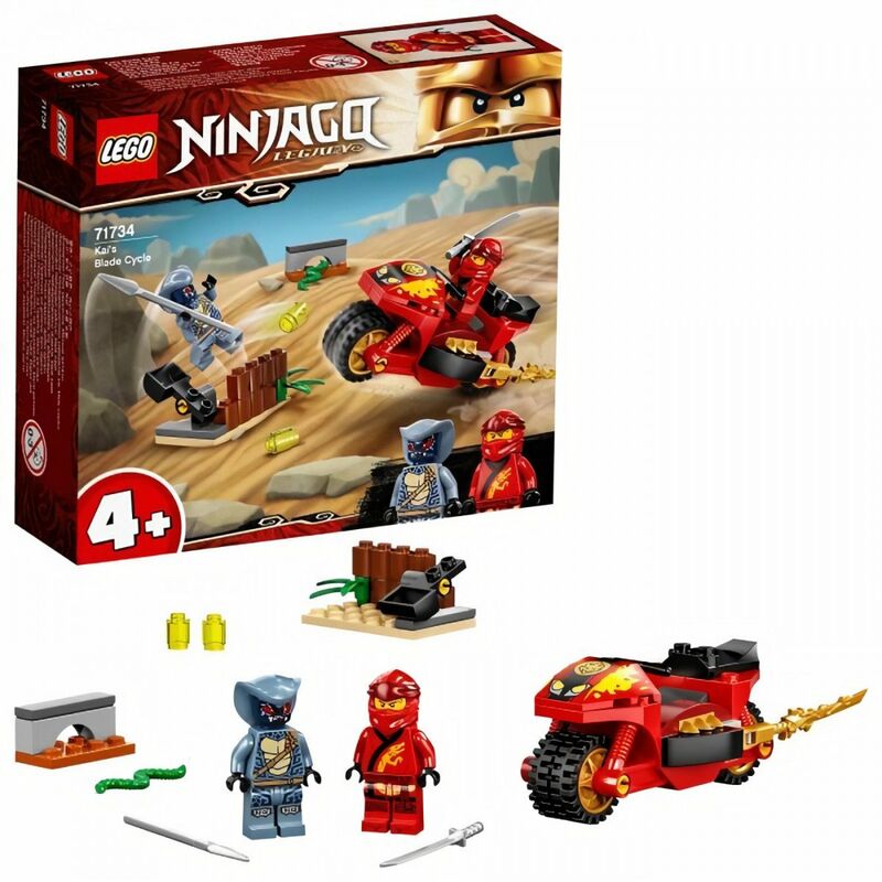 Lego - 71734 NINJAGO La moto de Kai Jouet et Figurine pour Enfants de 4 ans et plus