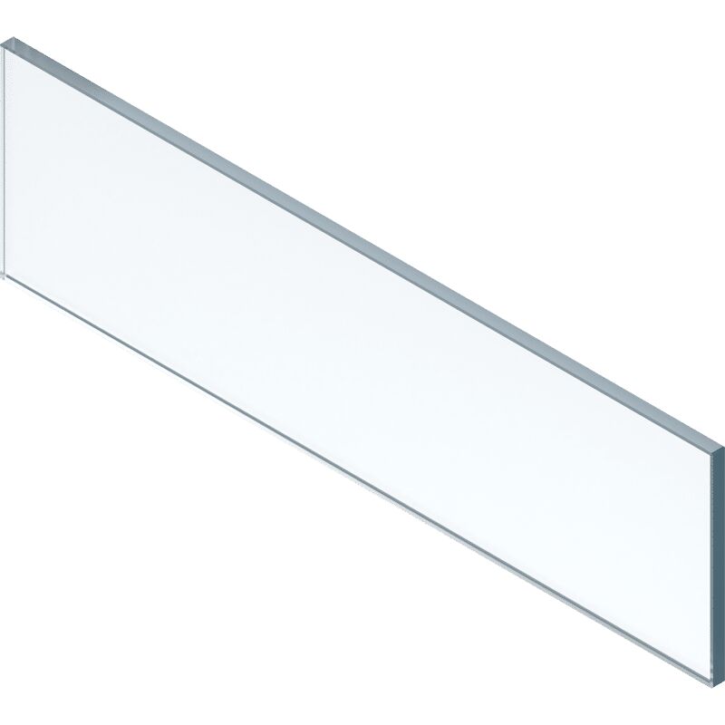 Legrabox Einschubelement-Vorne, H=138, KB=600 (18/19), Glas klar - Blum