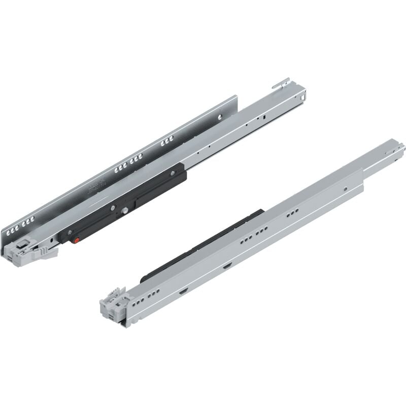 Blum Legrabox Korpusschiene Tip-on, Vollauszug, 70 kg, NL=600 mm, links/rechts, verzinkt, inkl. Verrieg.