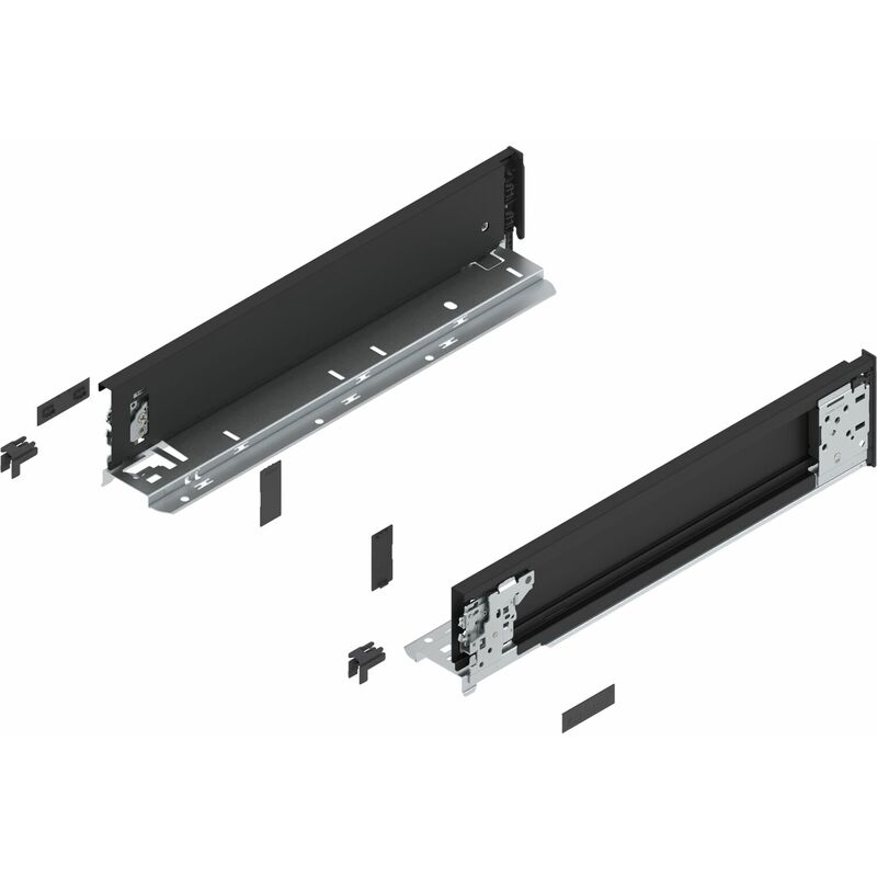 LEGRABOX special edition Innenzarge Höhe M, NL 400 mm, Carbonschwarz