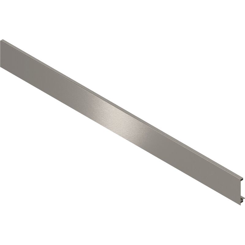 Legrabox Vorderstück ohne Nut, Länge 1043 mm, Aluminium eloxiert niro 2 - Blum