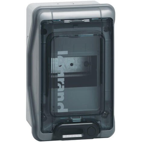 Legrand 001904 - Quadro elettrico plesso stagno 4 Moduli con estremità perforata. diretto - IP 65 - IK 09 - Grigio