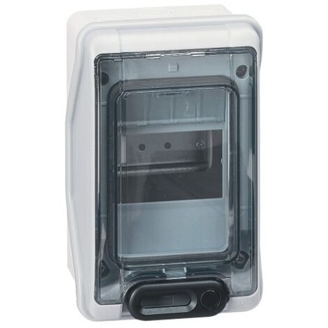 Legrand 001904 – Wasserdichte Plexo-Schalttafel 4 Module mit Perforationsende. direkt - IP 65 - IK 09 - Grau