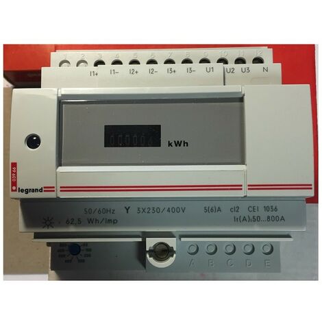 Legrand 003966 - Contatore di energia tripolare Lexic