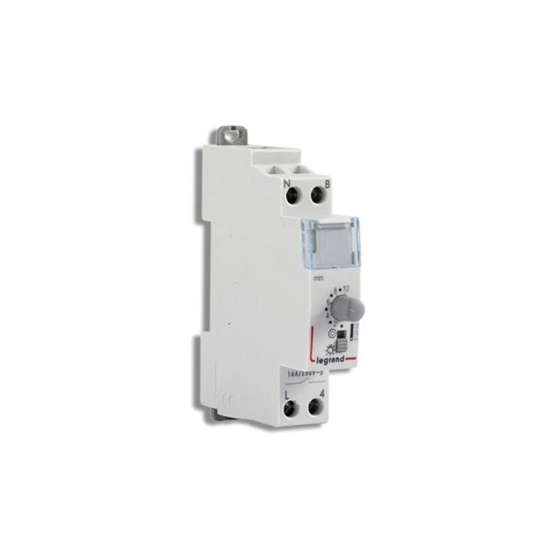 Minuterie modulaire 230V 50-60Hz sortie 16A 250V 1 module pour circuit d'éclairage 3680W max