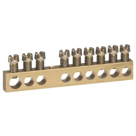 Legrand 004803 - Bare screw-in distribution terminal block - 1 connection 6 to 25 mm≤ - L. 73 mm