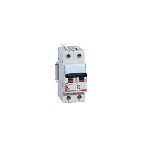 Legrand 006263 Disjoncteur magnéto-thermique DX 6000 – Lexic à vis – 2P 230/400V 10A – Courbe B