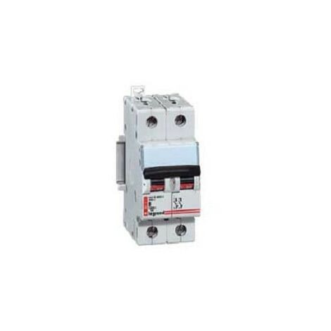 Legrand 006472 Disjoncteur magnéto-therm DX 6000 - Lexic à vis - 2P 40A 230/400V courbe C - gris
