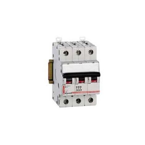 Legrand 006649 Disjoncteur magnéto-therm DX 6000 – Lexic – 3P 6A 15kA courbe D 400V