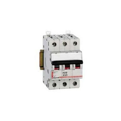 Legrand 006649 Disjoncteur magnéto-therm DX 6000 - Lexic - 3P 6A 15kA courbe D 400V