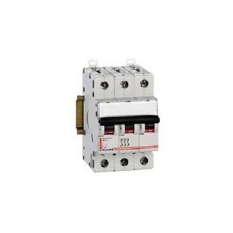 Legrand 006654 Disjoncteur magnéto-thermique DX6000 - Lexic - 3P 400V 20A 15kA courbe D