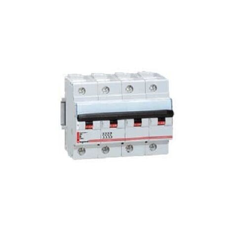 Legrand 006965 Disjoncteur magnéto-therm DX 6000 – Lexic – 4P 400V 25A 25kA courbe D