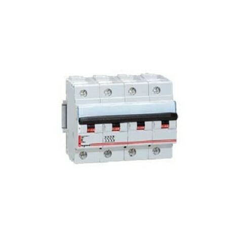 Legrand 006965 Disjoncteur magnéto-therm DX 6000 - Lexic - 4P 400V 25A 25kA courbe D