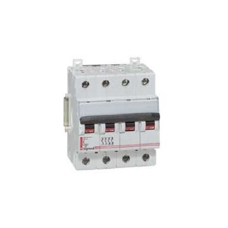 Legrand 006998 Disjoncteur magnéto-therm DX-H 10000 – Lexic – 4P 400V 10A courbe C