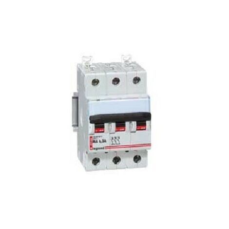 Legrand 007165 Disjoncteurmagnétique seul DX-MA - Lexic - 3P 10A 15kA - courbe MA