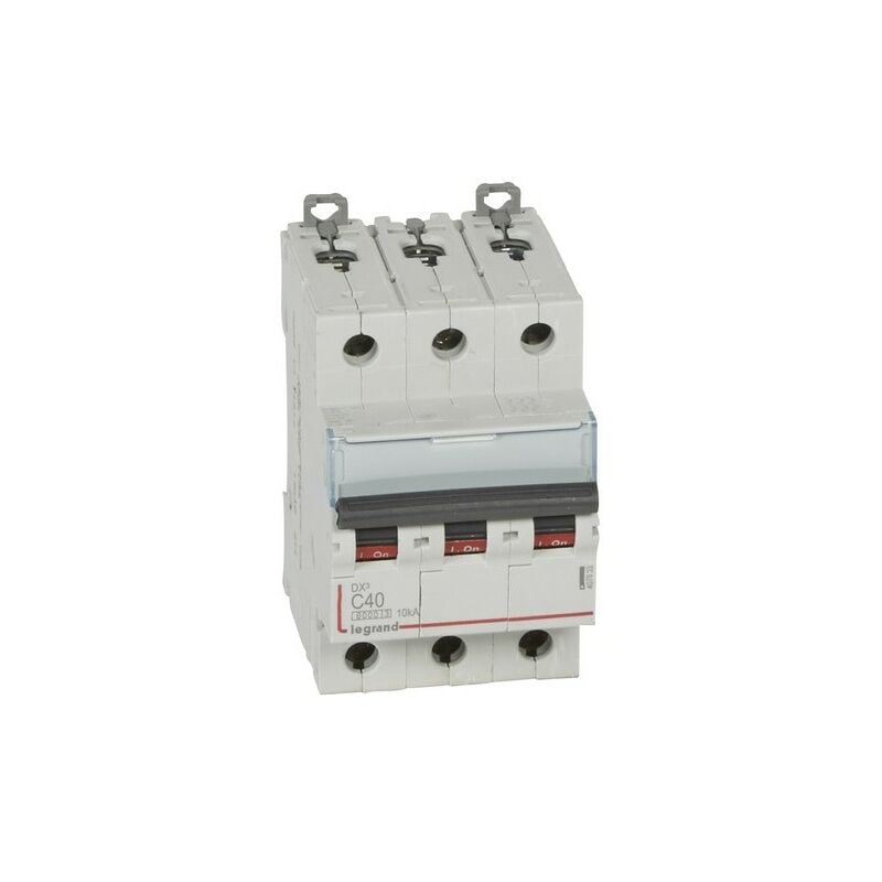 007669 Disjoncteur magnéto-therm dx 4500 - Lexic à vis - 3P 40A courbe c 230V - Legrand