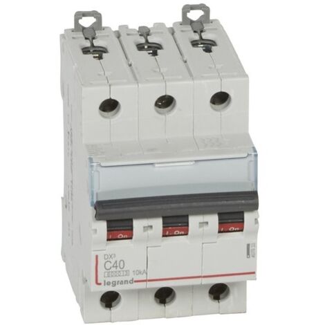 Legrand 007669 Disjoncteur magnéto-therm DX 4500 - Lexikon zu - 3P 40A courbe C 230V