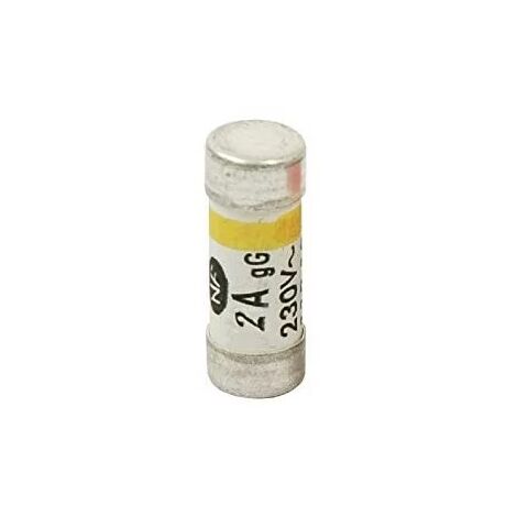 Legrand 011302 Cartouche fusible domestique cylindrique - 8,5x23mm - sans voyant - 2A