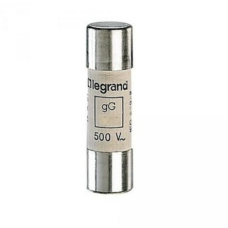 Legrand 013394 Fusible 0,5A 10x38mm gG - sans voyant