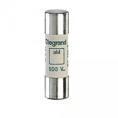 Legrand 014010 Cartuccia cilindrica - aM - 22x58mm 80A