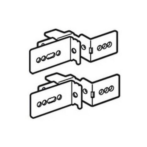 Legrand 020570 - Supporto fissaggio canale 2 x Lina 25 - XL3 800/XL3 4000 - 24 mod