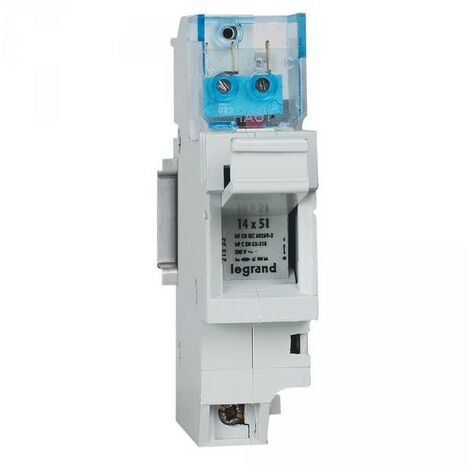 Legrand 021533 - Coupe-circuit sectionnable - SP 51 - 1P - cartouche ind 14x51 - microrupteur