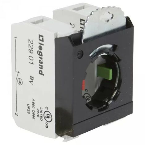Legrand 022976 - Osmoz compo - sous-ensemble bloc - tête non lumineuse - à vis - NO+NF - 3 postes
