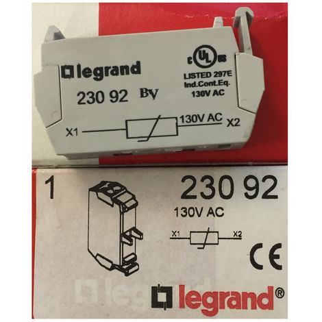 Legrand 023092 Bloque adicional Osmoz - filtro - resorte - 130V - Gris