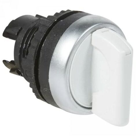 Legrand 023924 - Osmoz compo - bouton Tournant non Lumineux - manette - 3 poSit. fixes 45° - gris
