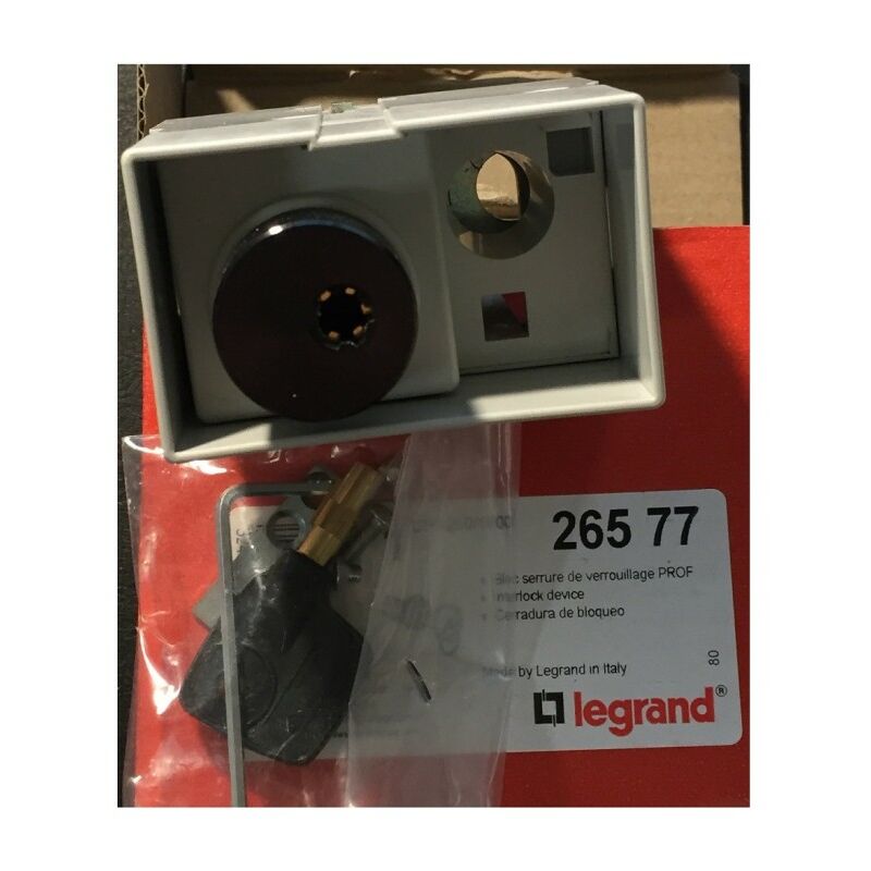 Legrand - 026577 Profalux dpx cerradura de picaporte motorizada o con mando giratorio mecanismo ''Débro-lift'' - 1 llave