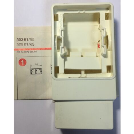 Legrand 030355 - Socket/Interface support. DL Plus Galion 20/32/40 x 12.5mm - IP40-(5) - Off-white