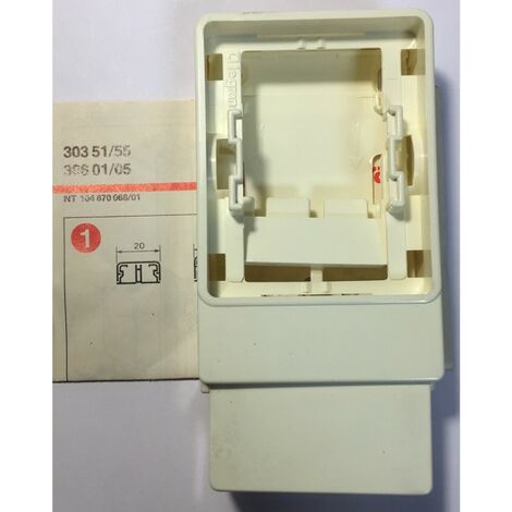 Legrand 030355 - Supporto presa/interfaccia. DL Plus Galion 20/32/40 x 12,5 mm - IP40-(5) - Bianco sporco