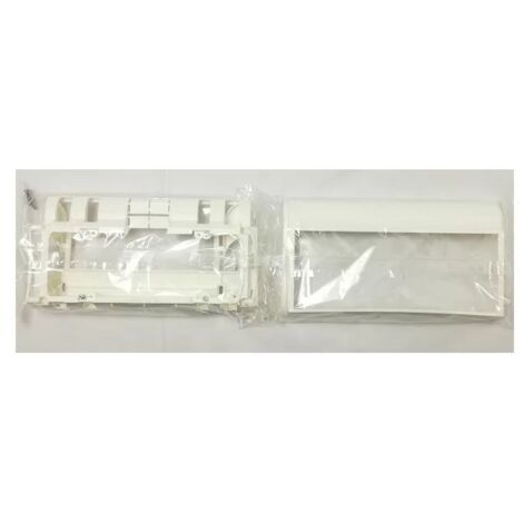 Legrand 030561 6mod Mosaic frame installed on dlplus plinth thickness 20