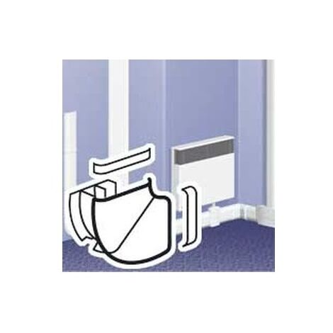 Legrand 033667 - Variabler Flachwinkel 85°-120° - für DLPlus-Sockel 120x20 - weiß
